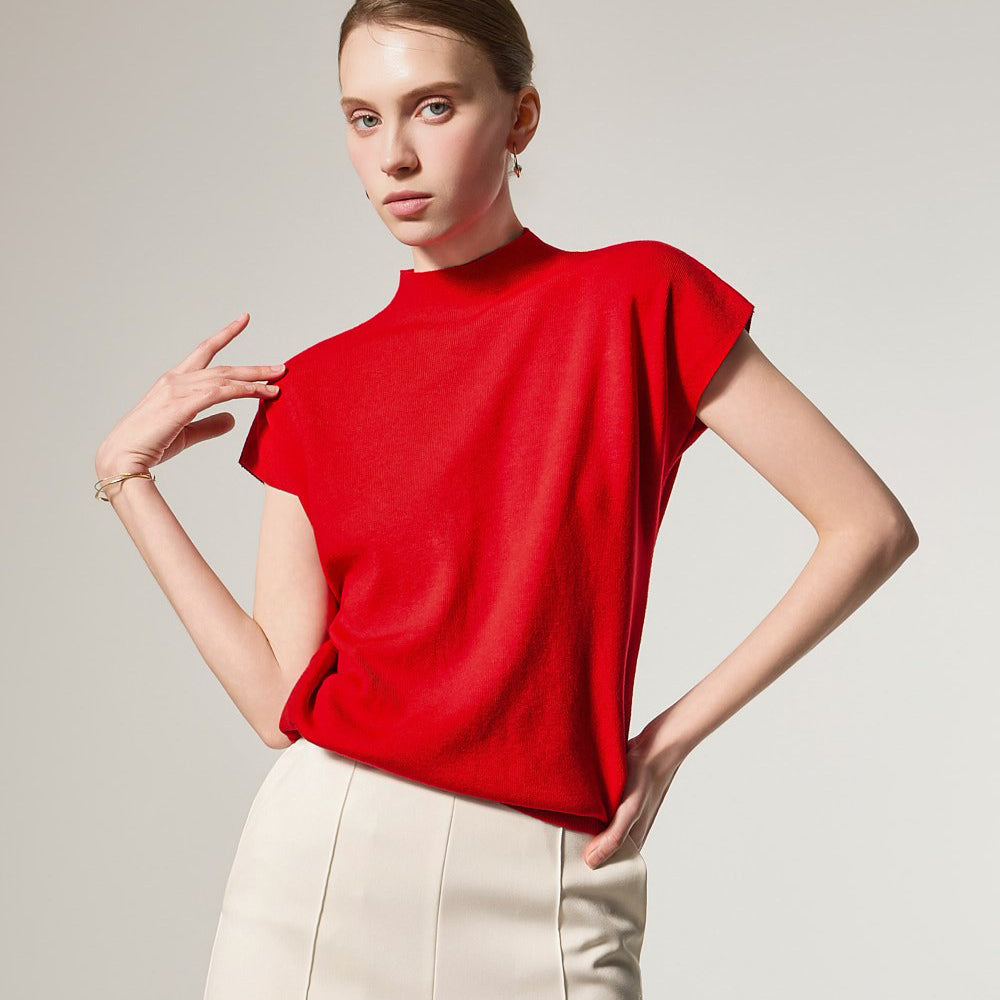 E4173 Mock Neck Knit
