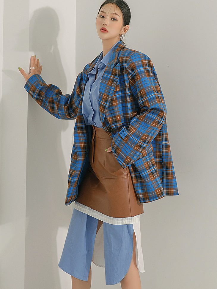 J1587 Color J1587 Check Jacket
