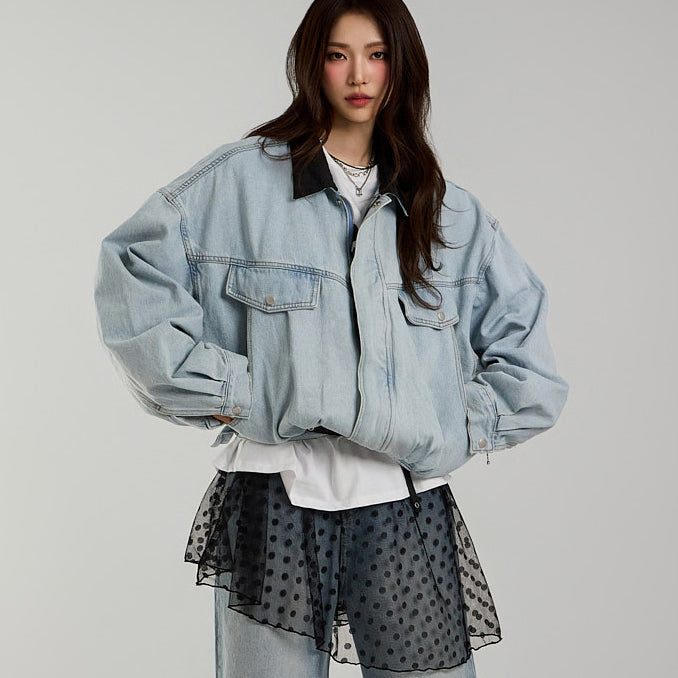 J2694 Denim Blouson Jacket