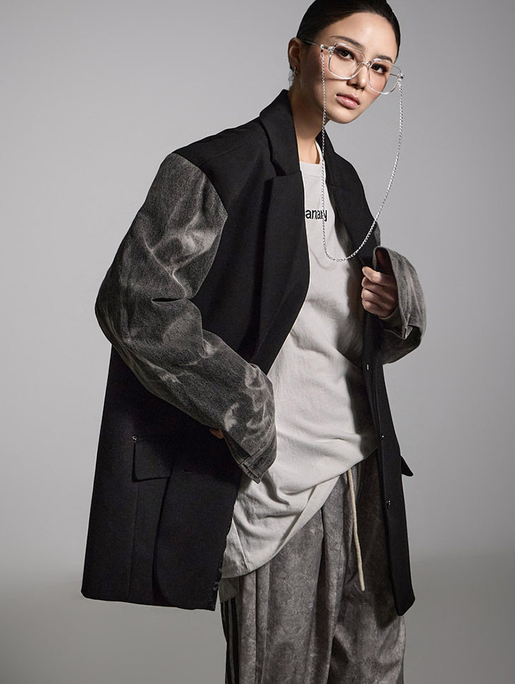 J2712 Denim Sleeve Jacket