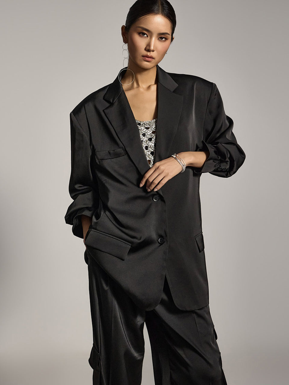J2761 Satin Jacket