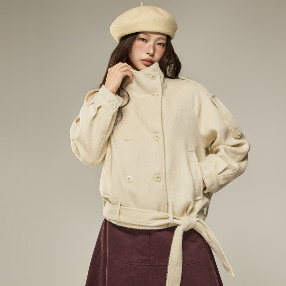 J3340 Double Half Coat