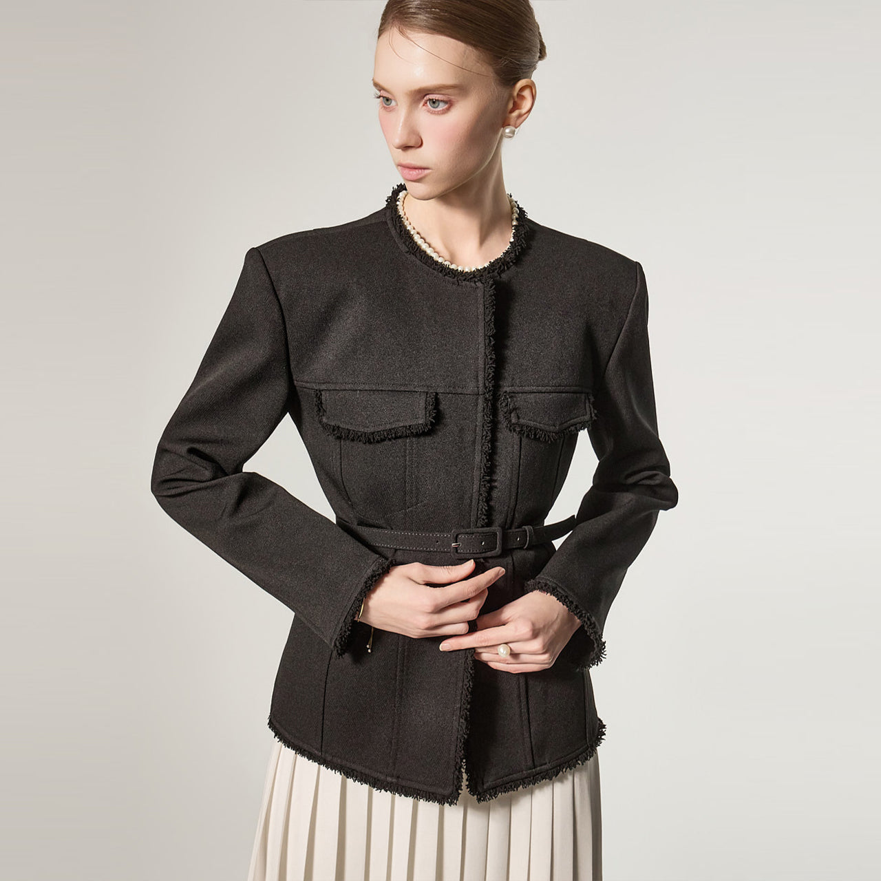 J9329 Fringe Jacket