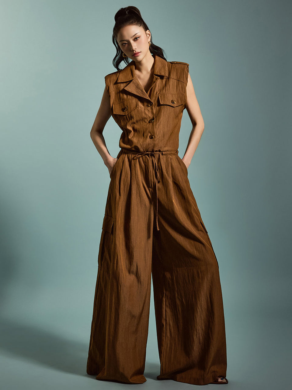 JS055 Pocket Jumpsuit