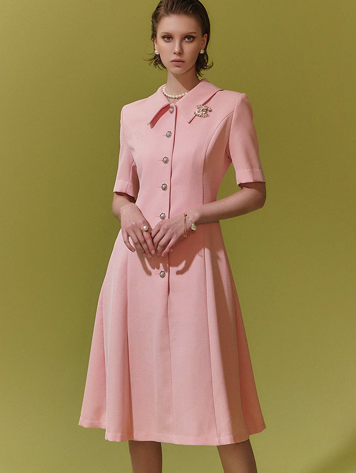 D4702 A-line Midi Dress