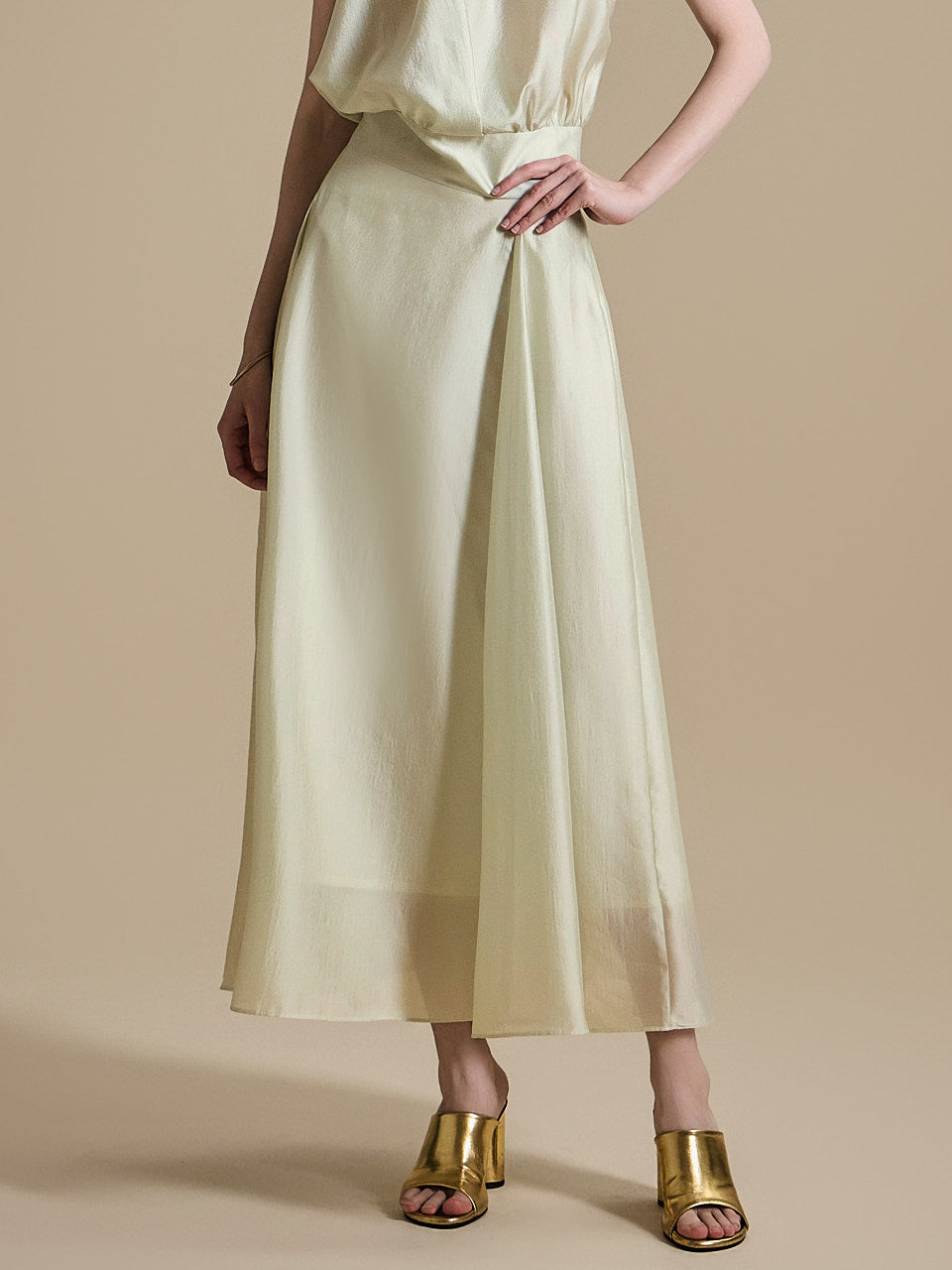 SK2768 Satin Skirt