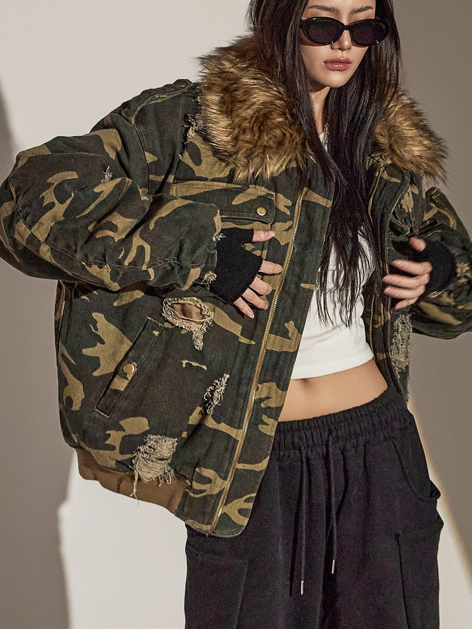 J2587  Fur Jumper
