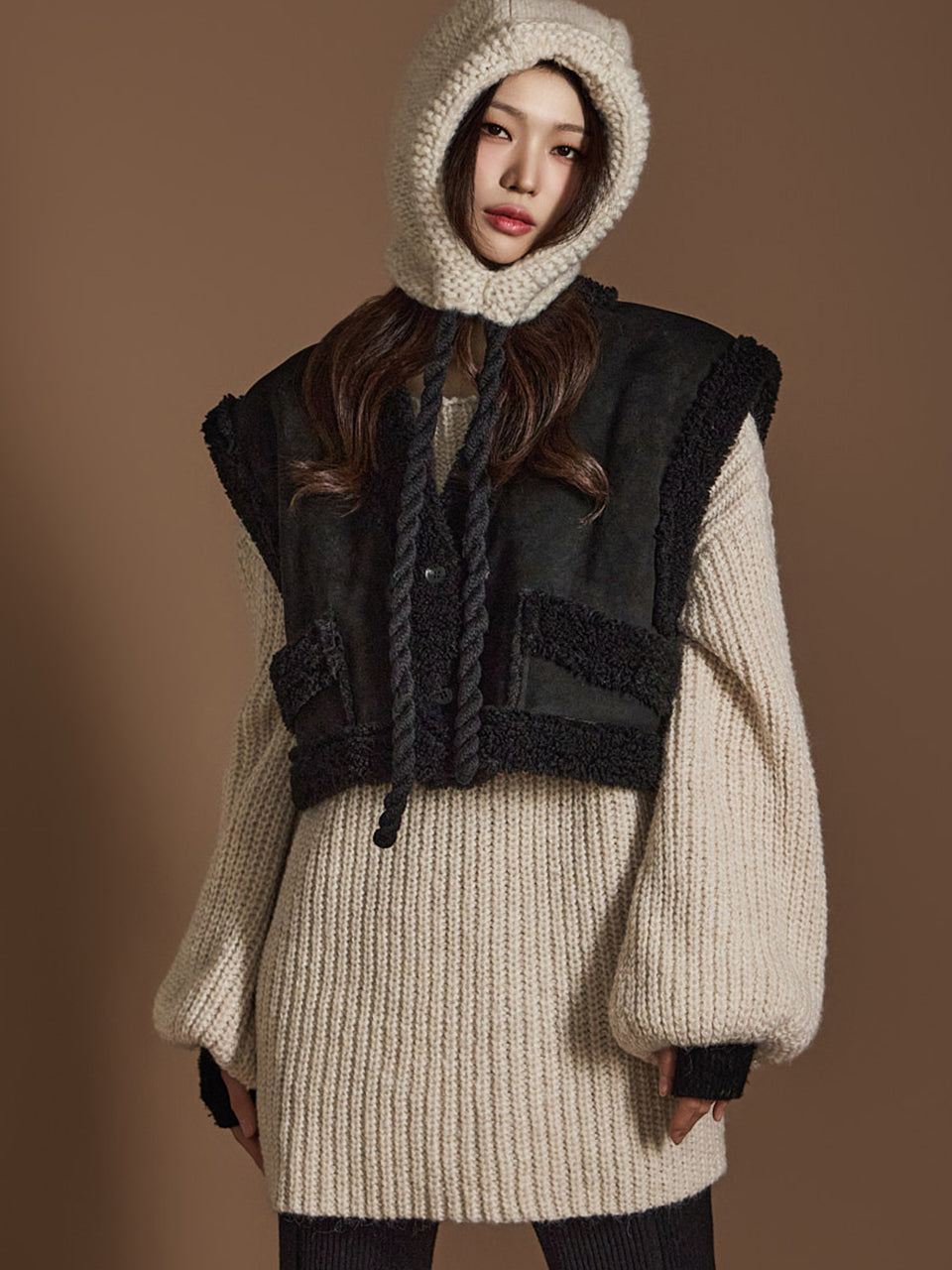 J2535 Shearling Vest