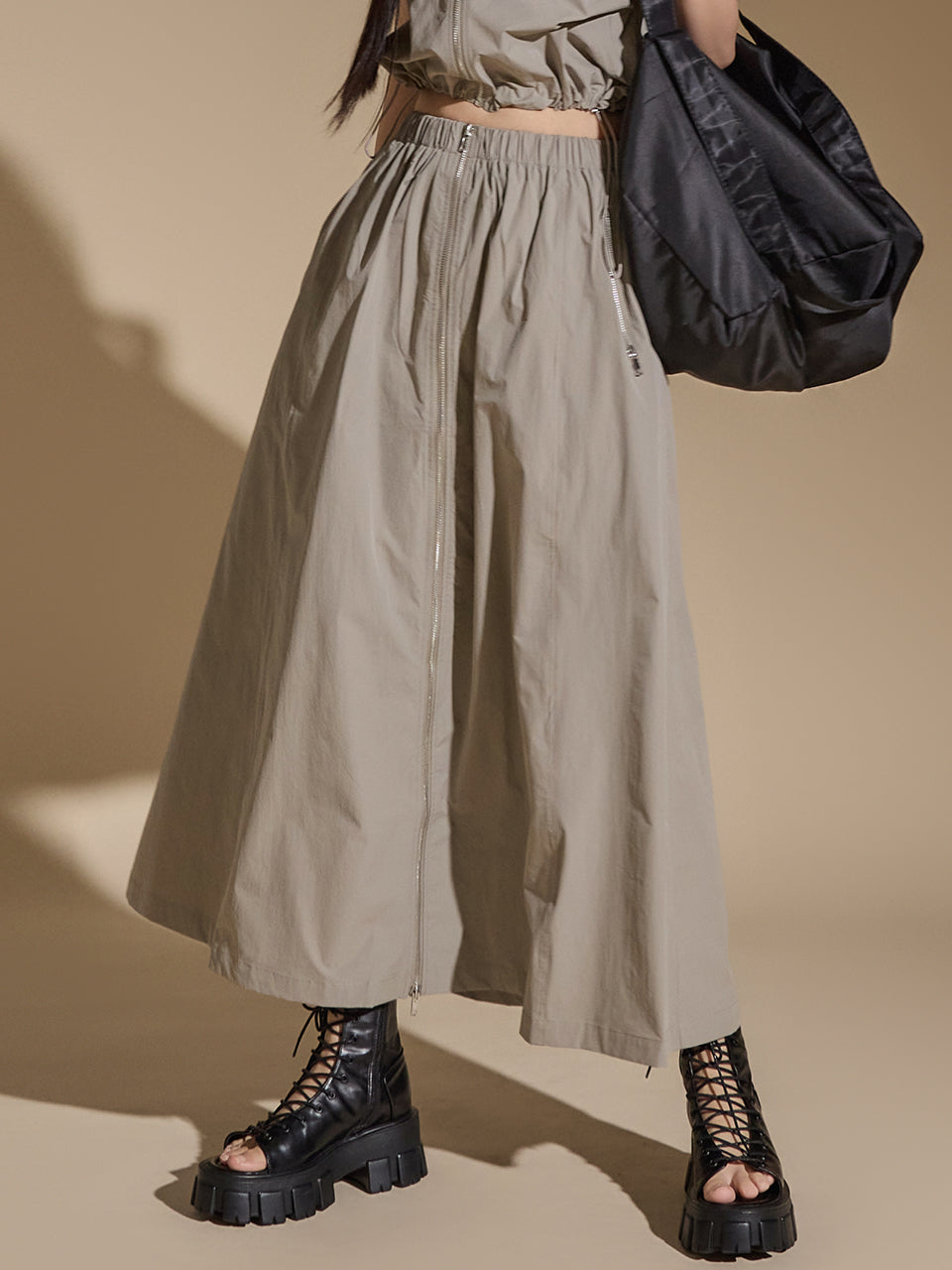 SK2763 Zip Up Skirt