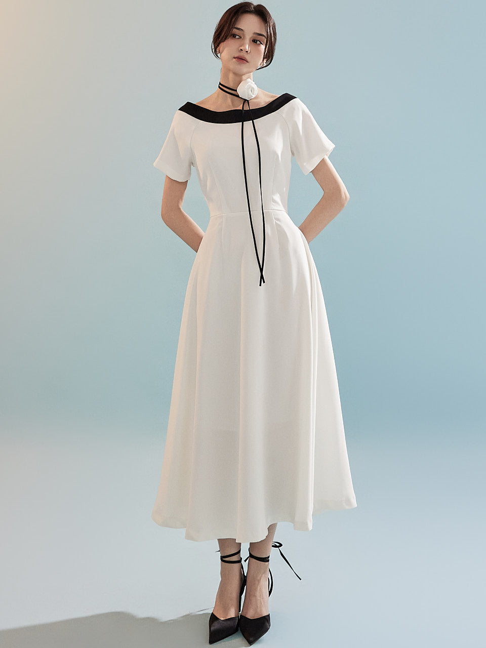D4941 Rose Dress