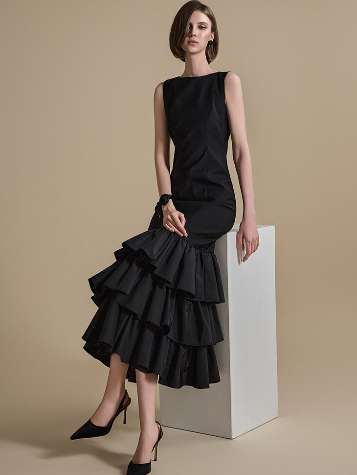 D9483 Tiered Dress