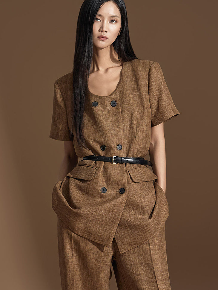 J2293 Double Button Jacket