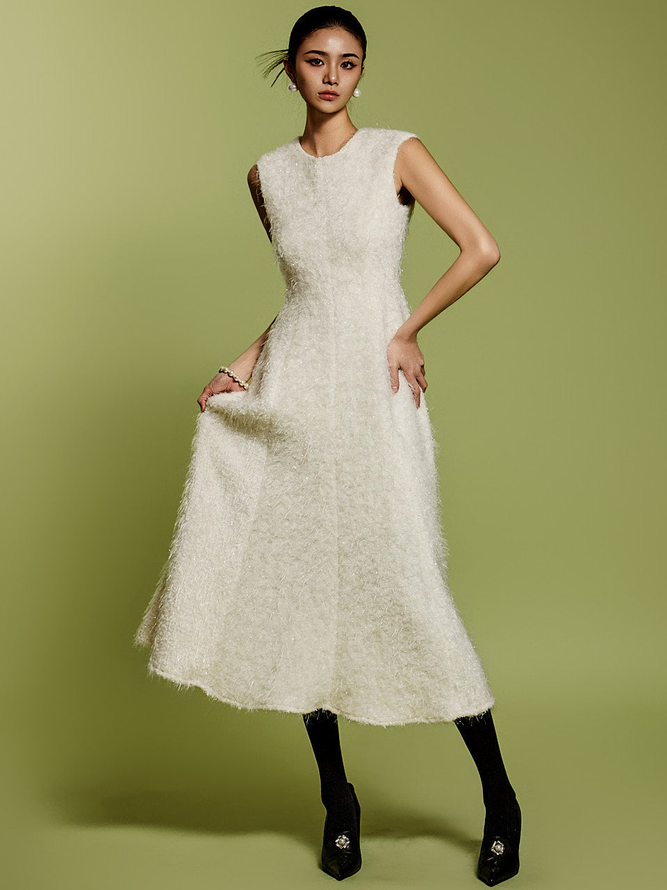 D5141 Bouclé Dress