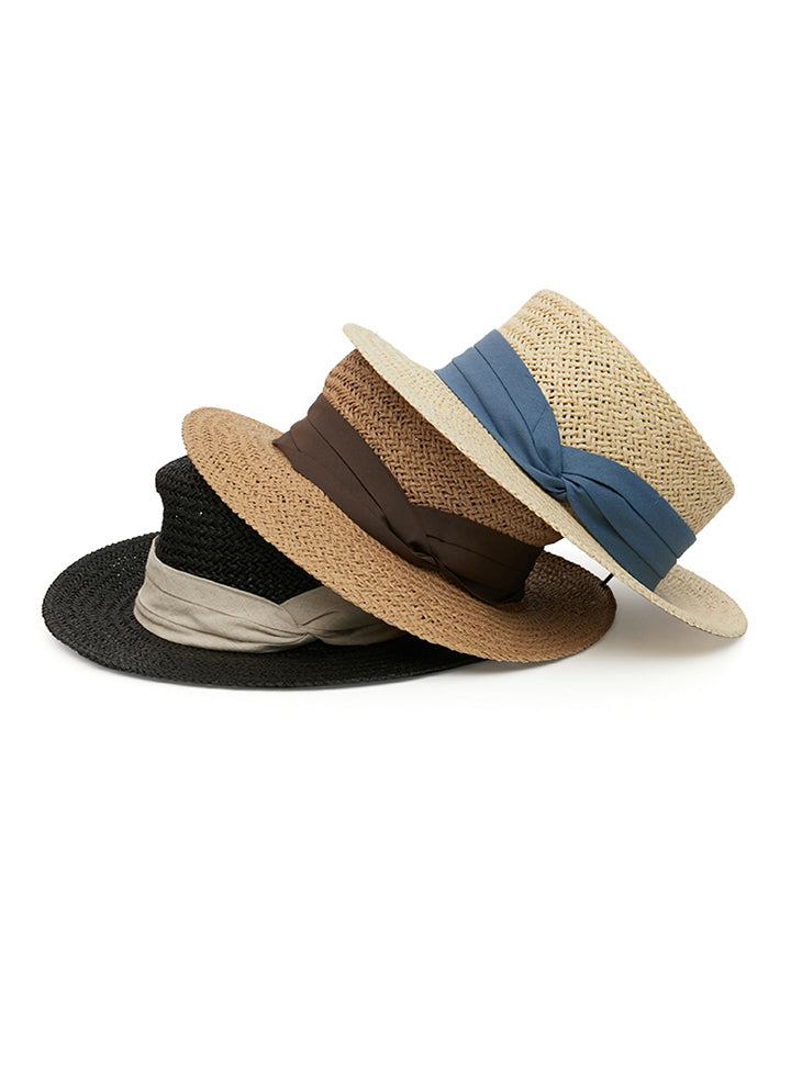 AC-722 Paper Color Band Panama Hat