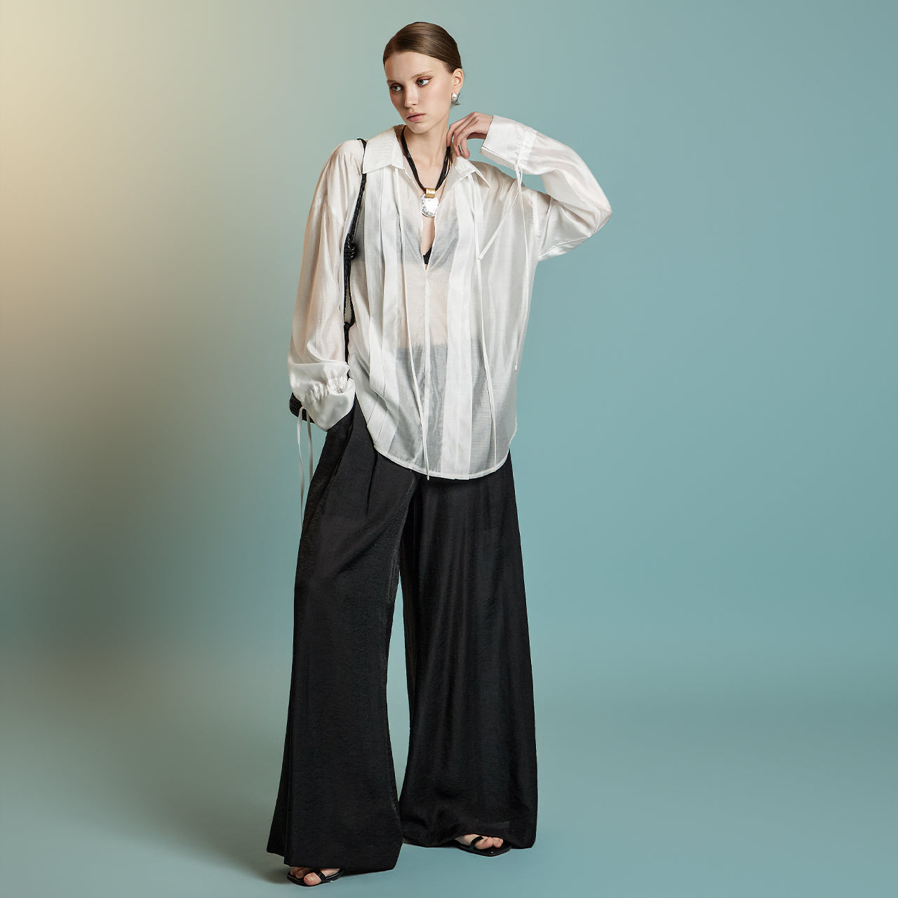 P3546 Sheer Slacks