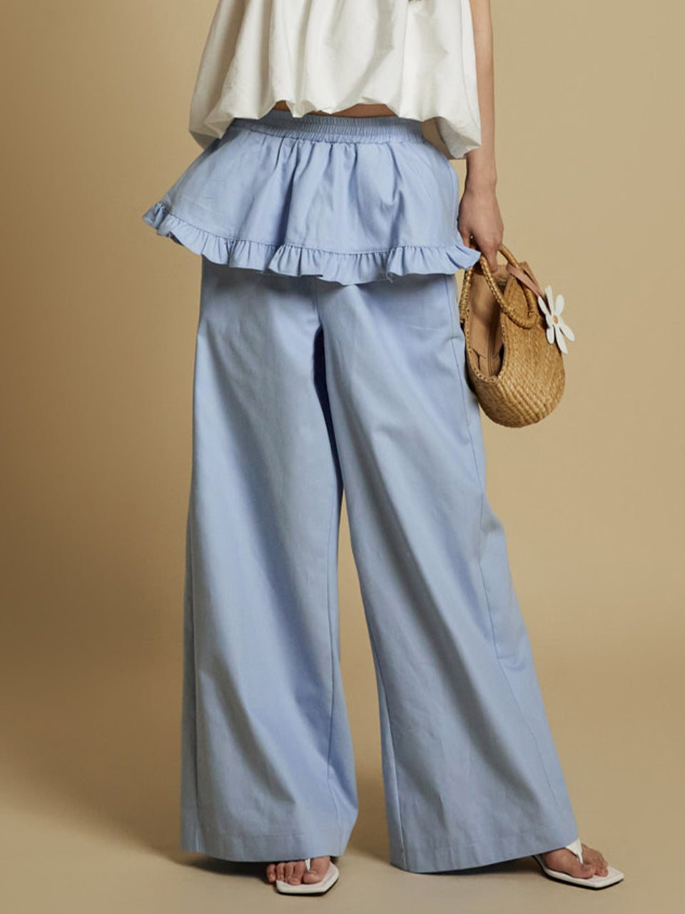 P3572 Frill Layered Pants