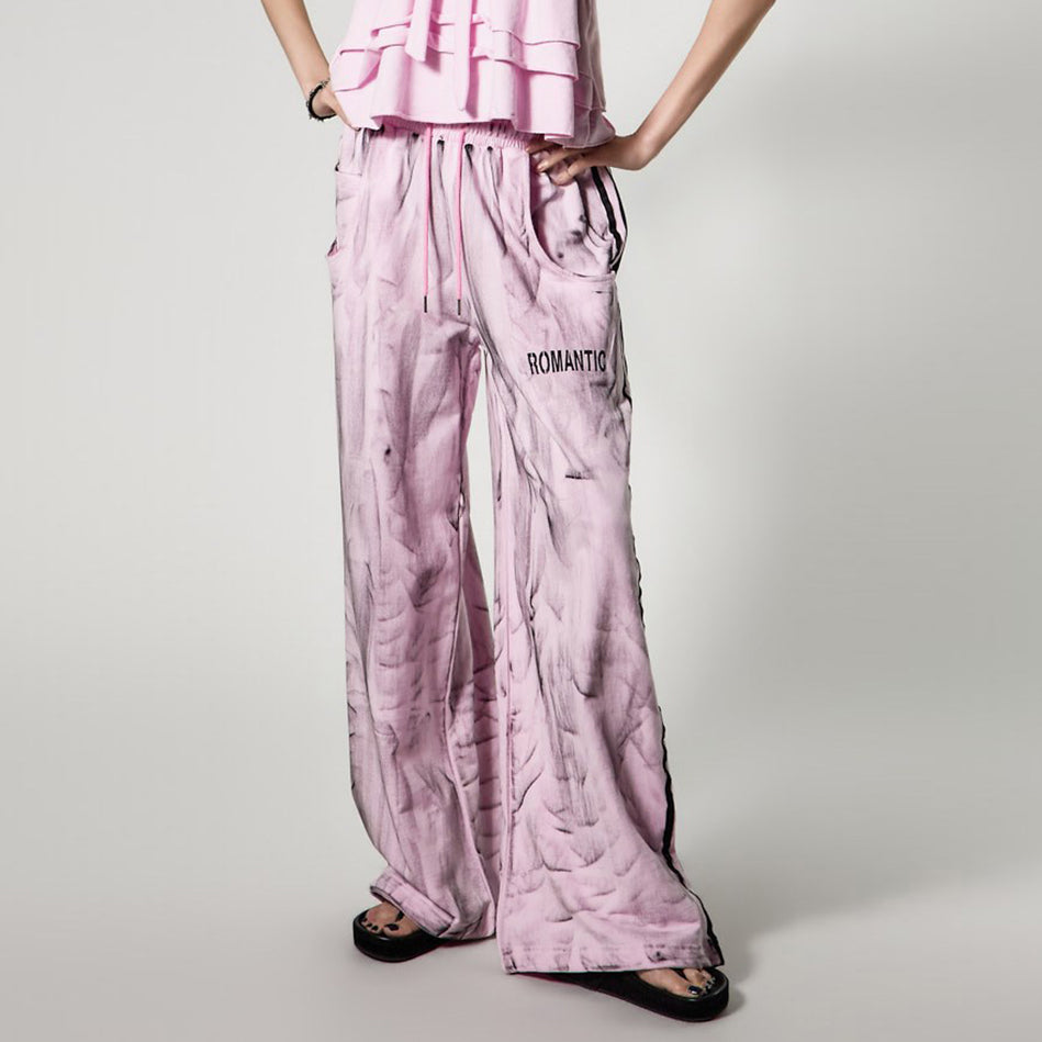 P3808 Tie-Dye Wide Pants