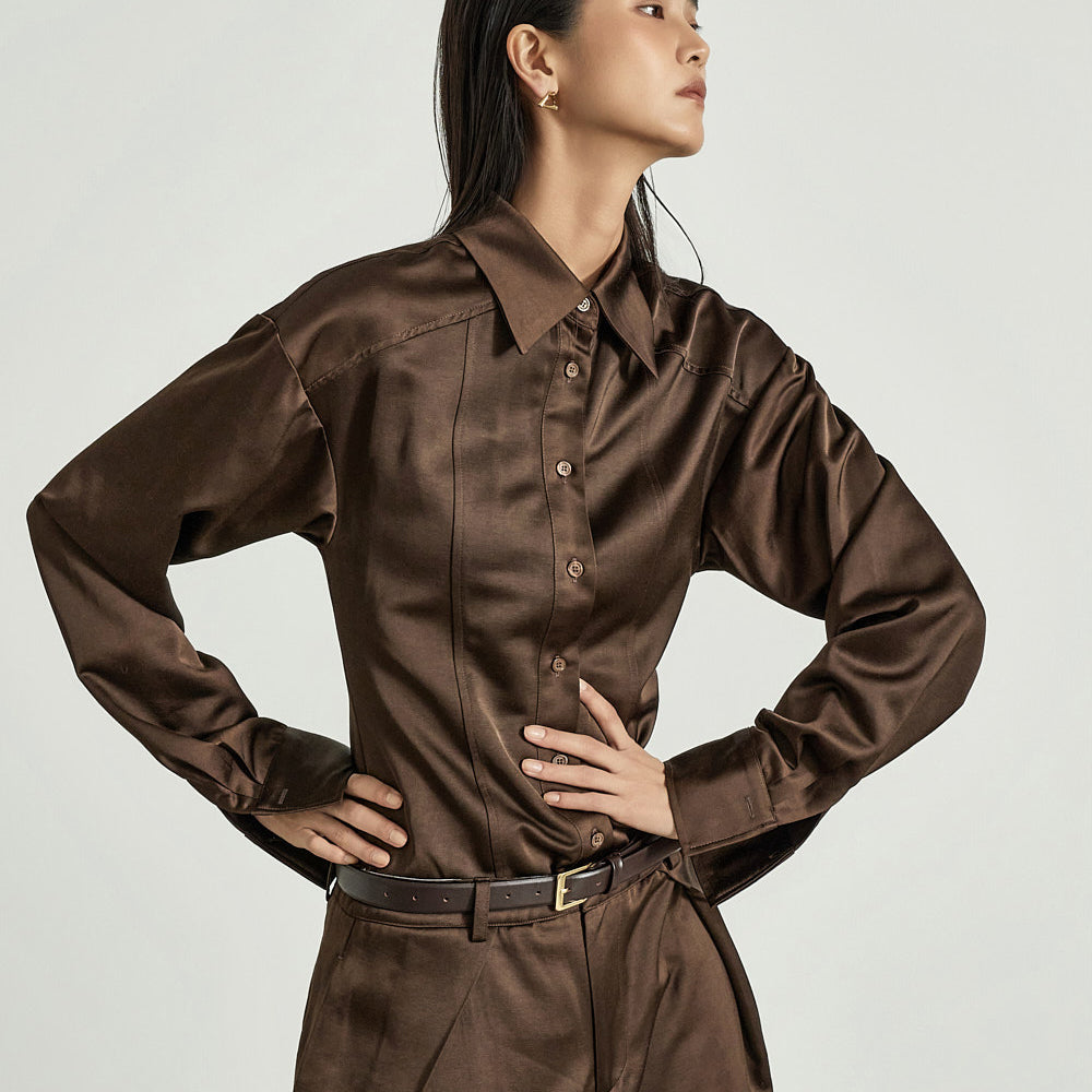 S830 Satin Shirts