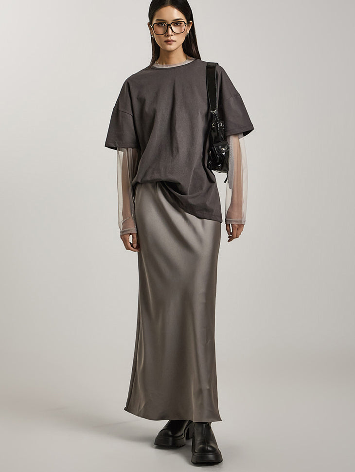 SK2956 Satin Skirt