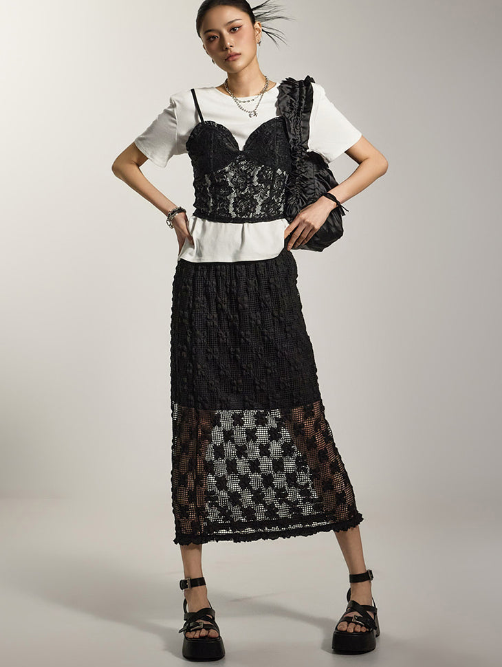 SK2988 Lace Skirt
