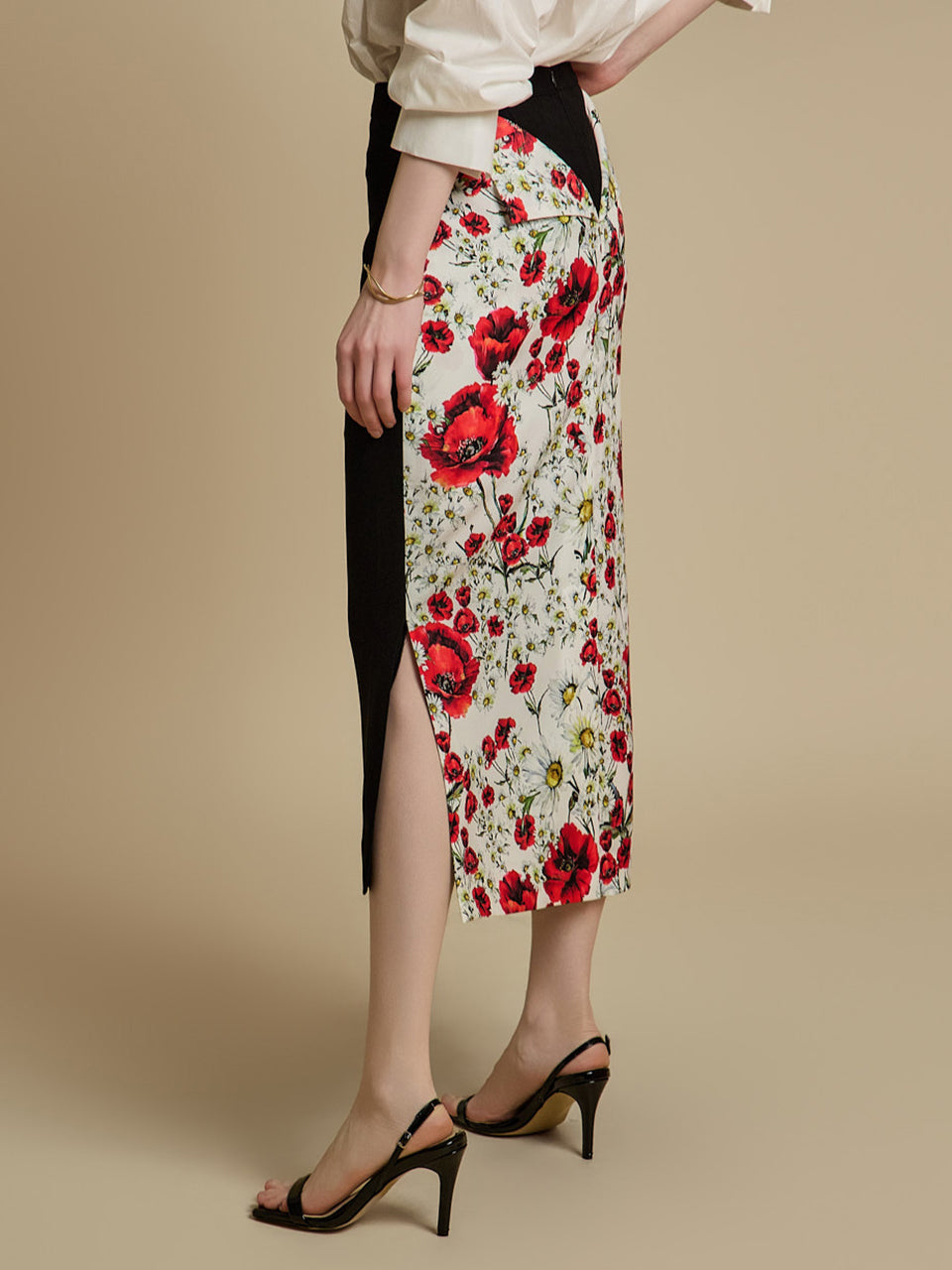 SK2996 Flower Patterned Skirt