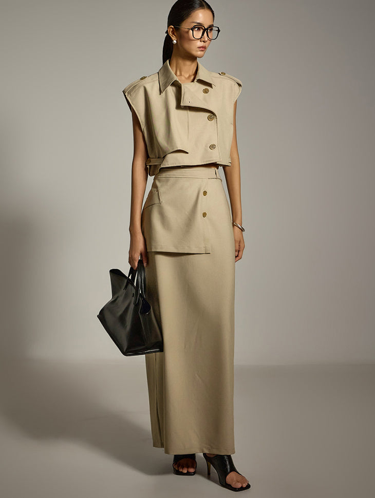 SK2998 Trench skirt