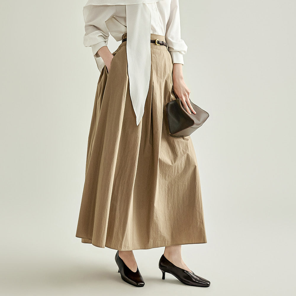 SK3241 Tuck Flare Skirt