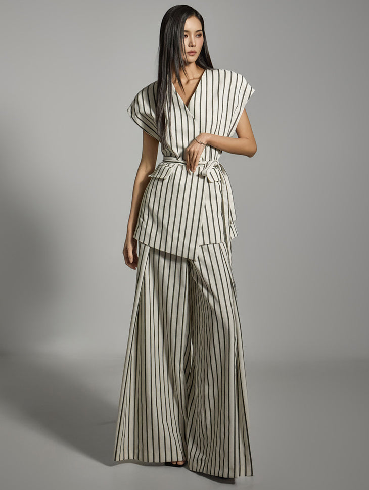 TP2112 Linen Vest and Pants Set