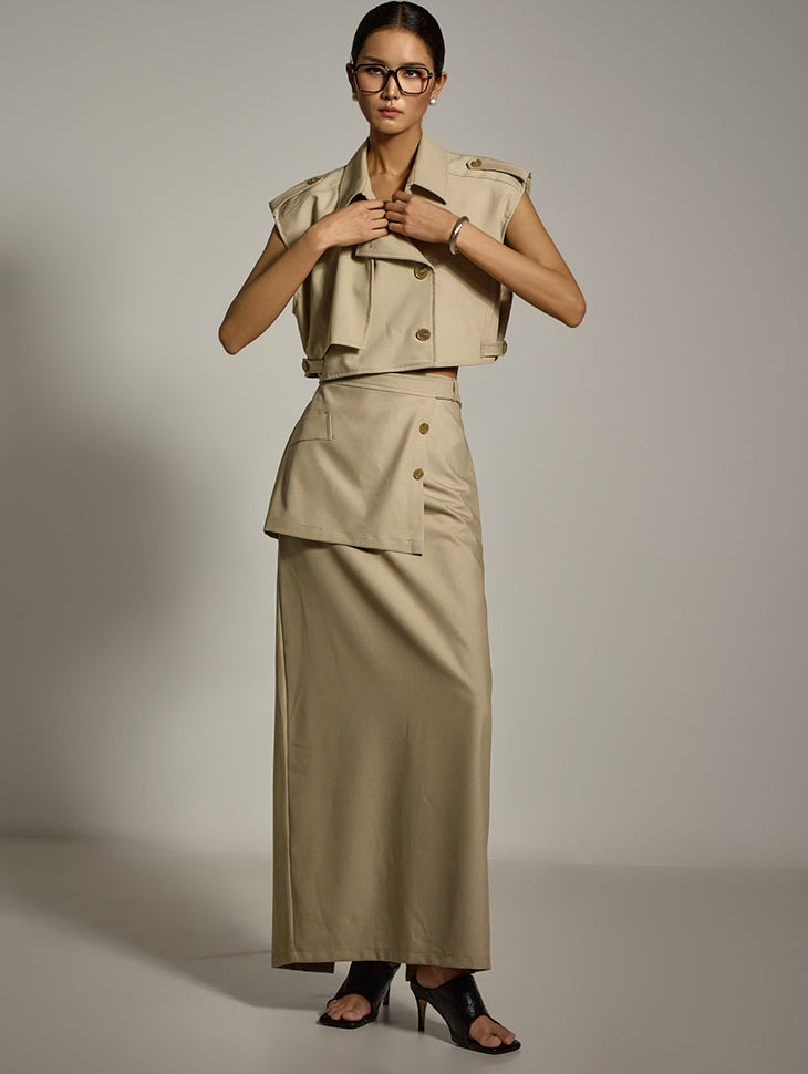 TP2149 Vest and Skirt Set
