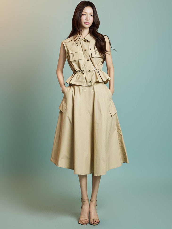 TP2190 Vest and Skirt Set