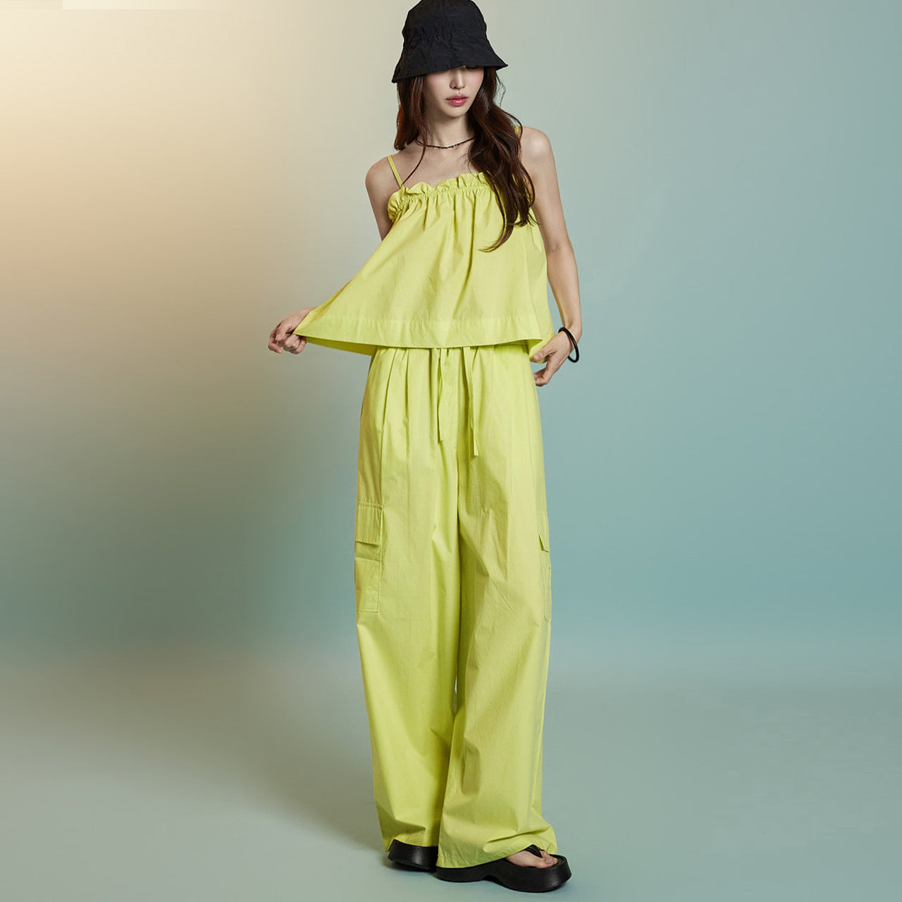 D5649 Breeze Cargo Two-Piece Set