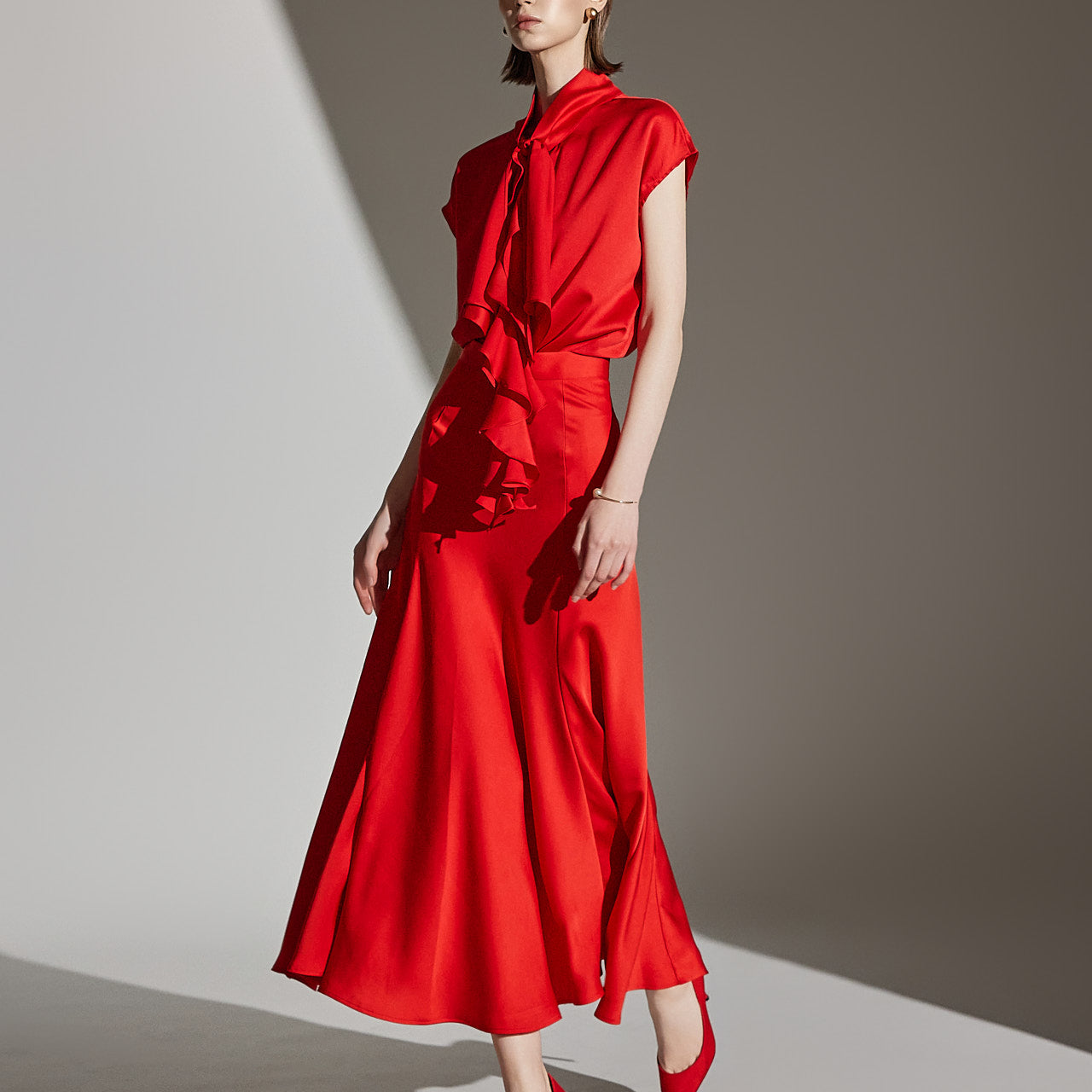 TP1581 Blouse and Skirt Two-piece