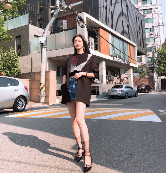 [韩国评价] 比起其他的夹克, 这件夏天穿非常的好刚好～^^