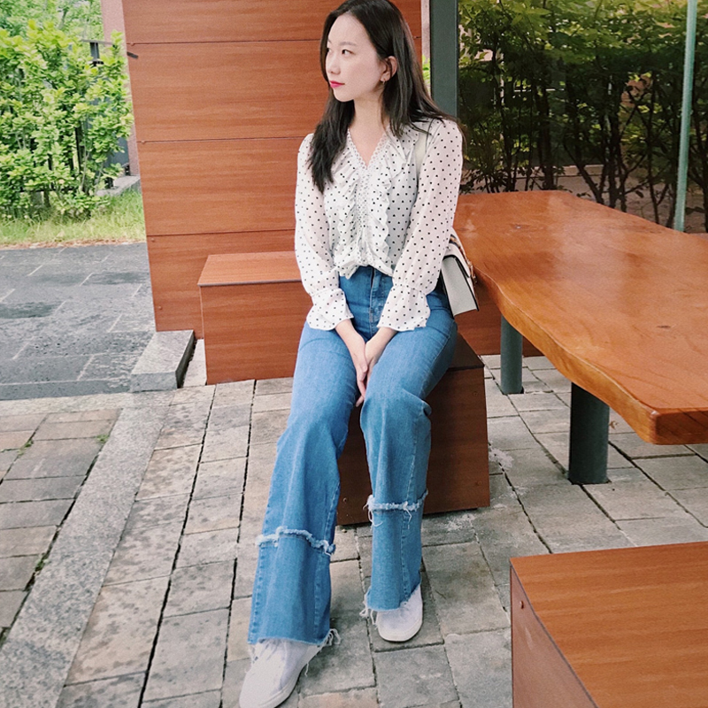 [韓國評價]因为喜欢高腰裤所以经常穿。