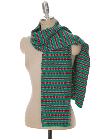 AS-1617 彩色条纹针织围巾 Korea