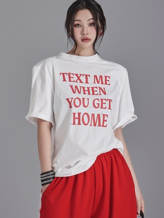 E3373 文字T恤 Korea
