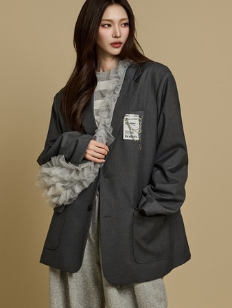 J2719 胸針 组合 夾克 Korea