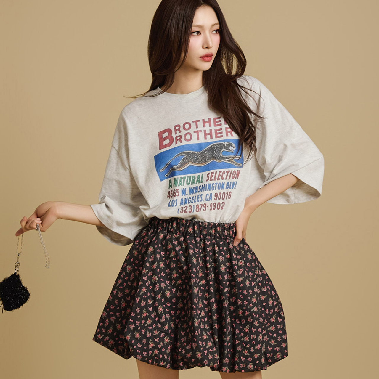 E3712 印花 上衣