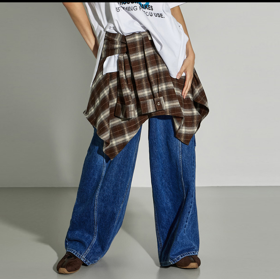 SK3076 衬衫层叠式裙