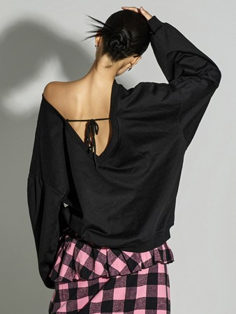 E4018 泡泡袖运动服 Korea