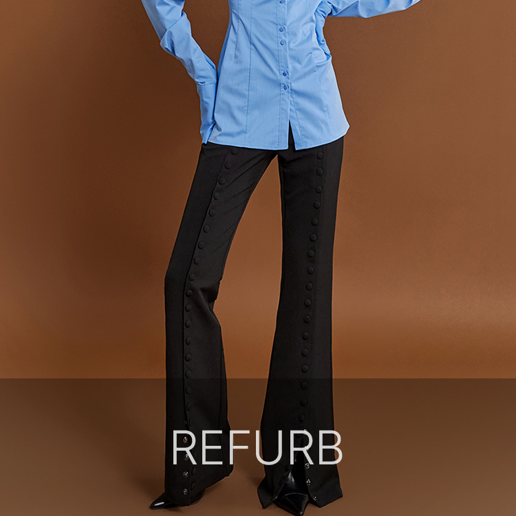 PS3824 低腰 喇叭 褲子