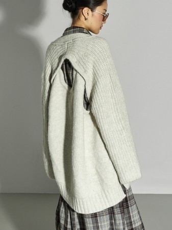 J2929 开叉针织开衫 Korea