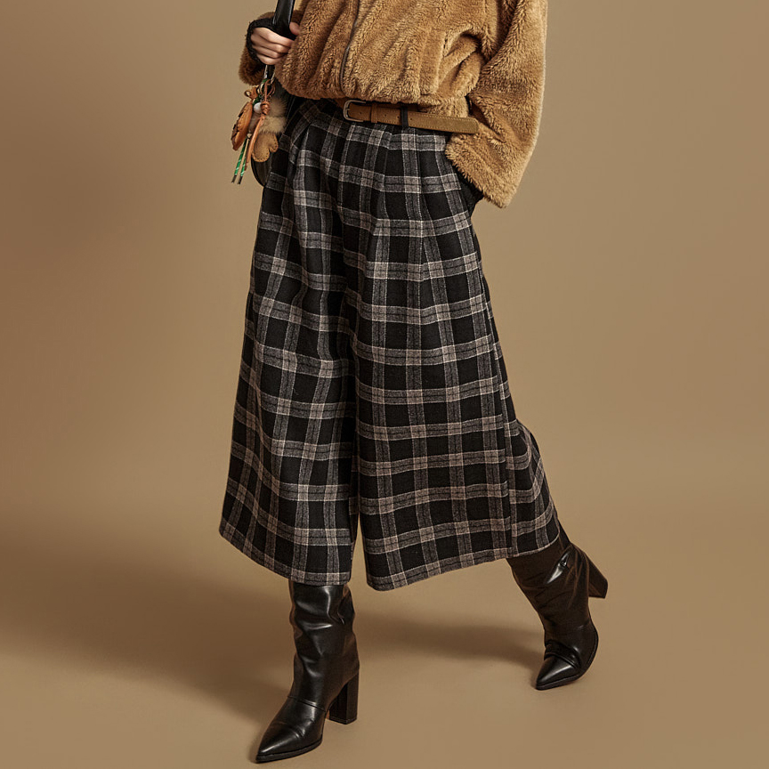 P3678 腰帶组合羊毛裤子