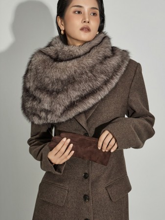 AS-1689 人造皮草围巾 Korea