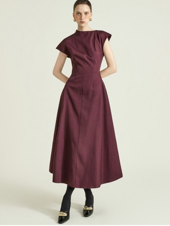 D9569 A曲线百褶连衣裙 Korea