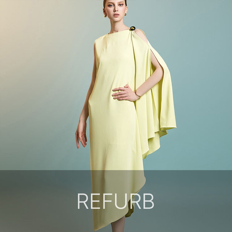 PS3835 不規則 袖 連衣裙