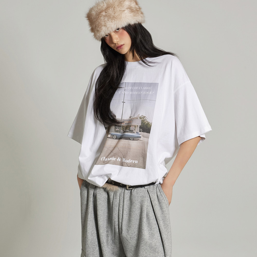 E4034 印刷 波西米亞 上衣