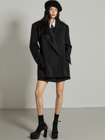 J2964 修身 單個 大衣 Korea