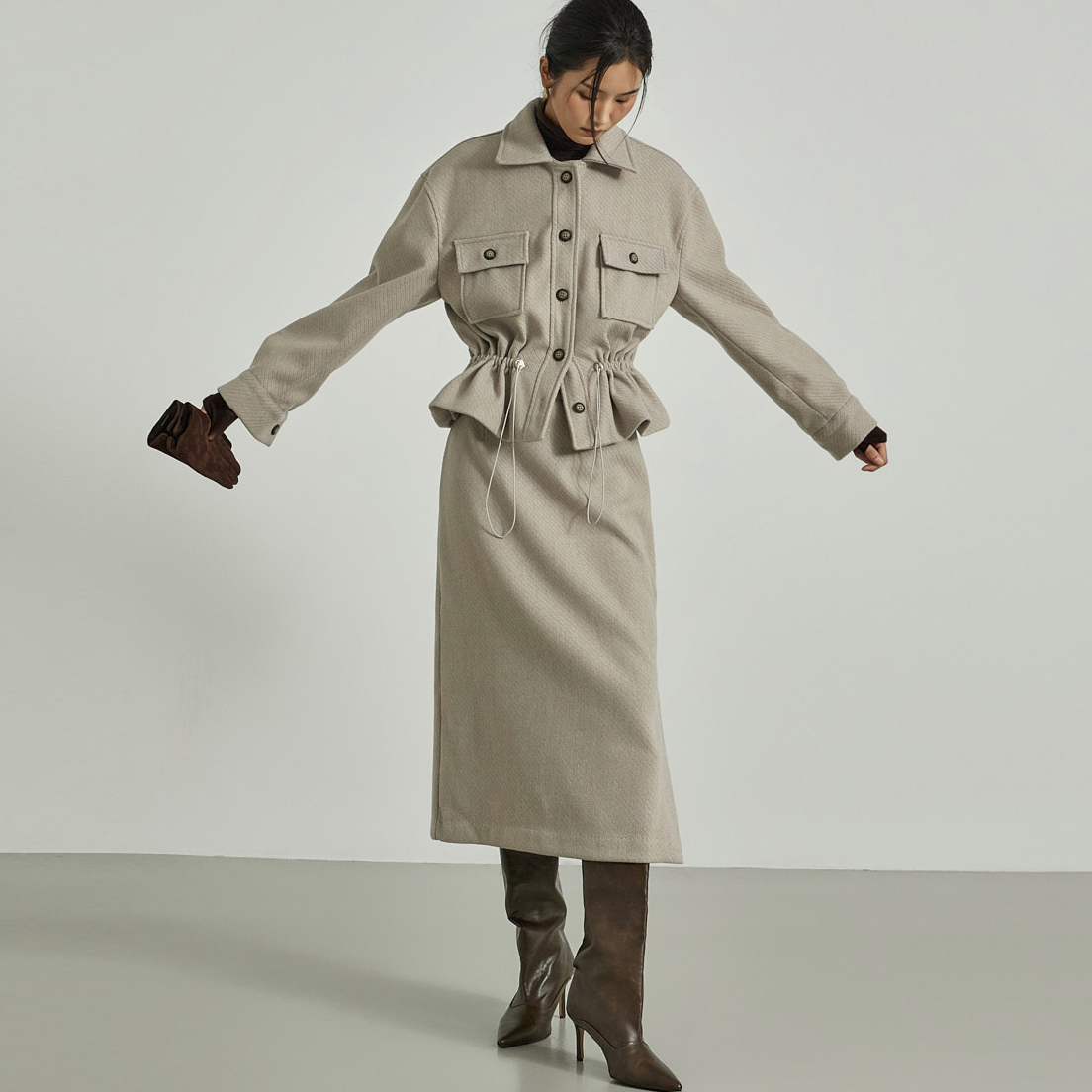 TP2293 夾克 裙 TW