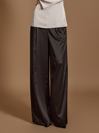P3272 缎面宽裤 Korea